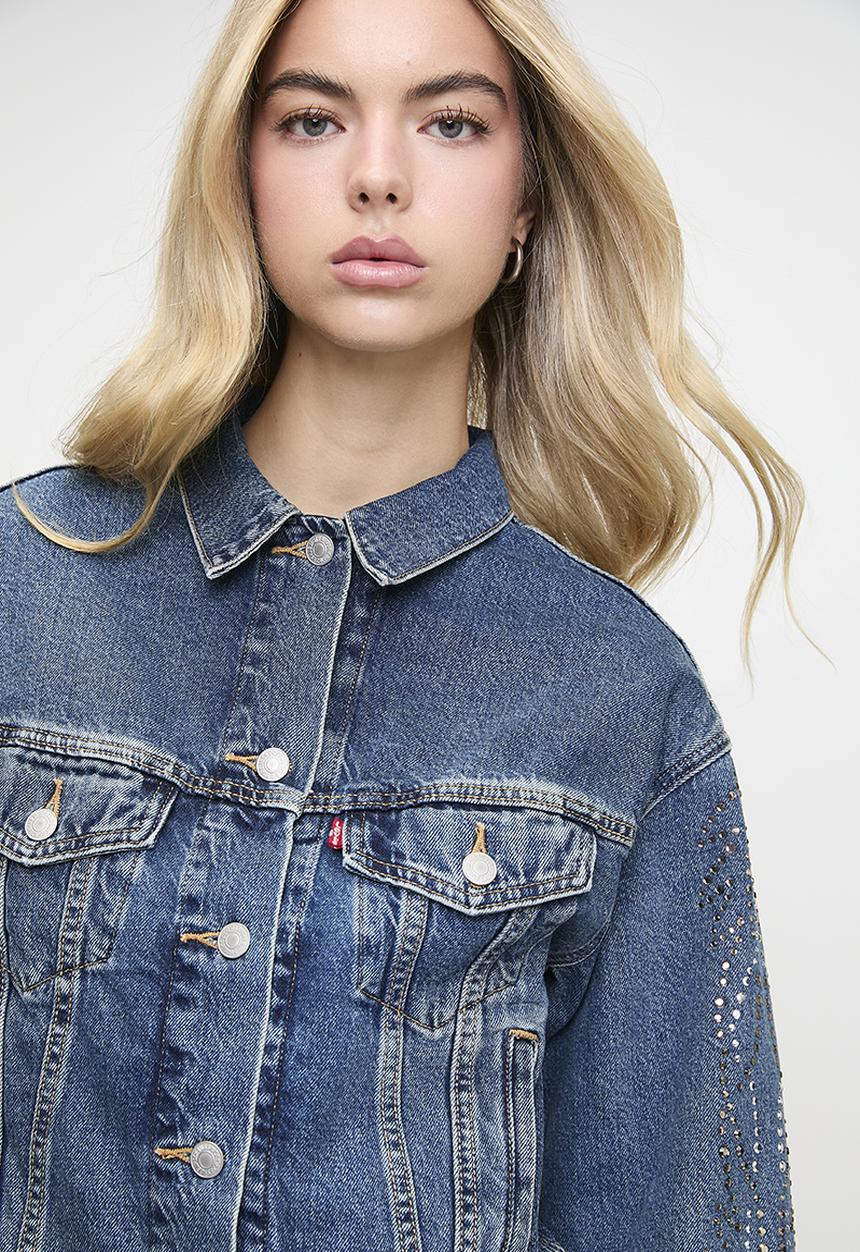 Levi’s® - Shrunken '90s Trucker Jacket - Sparkle Blue