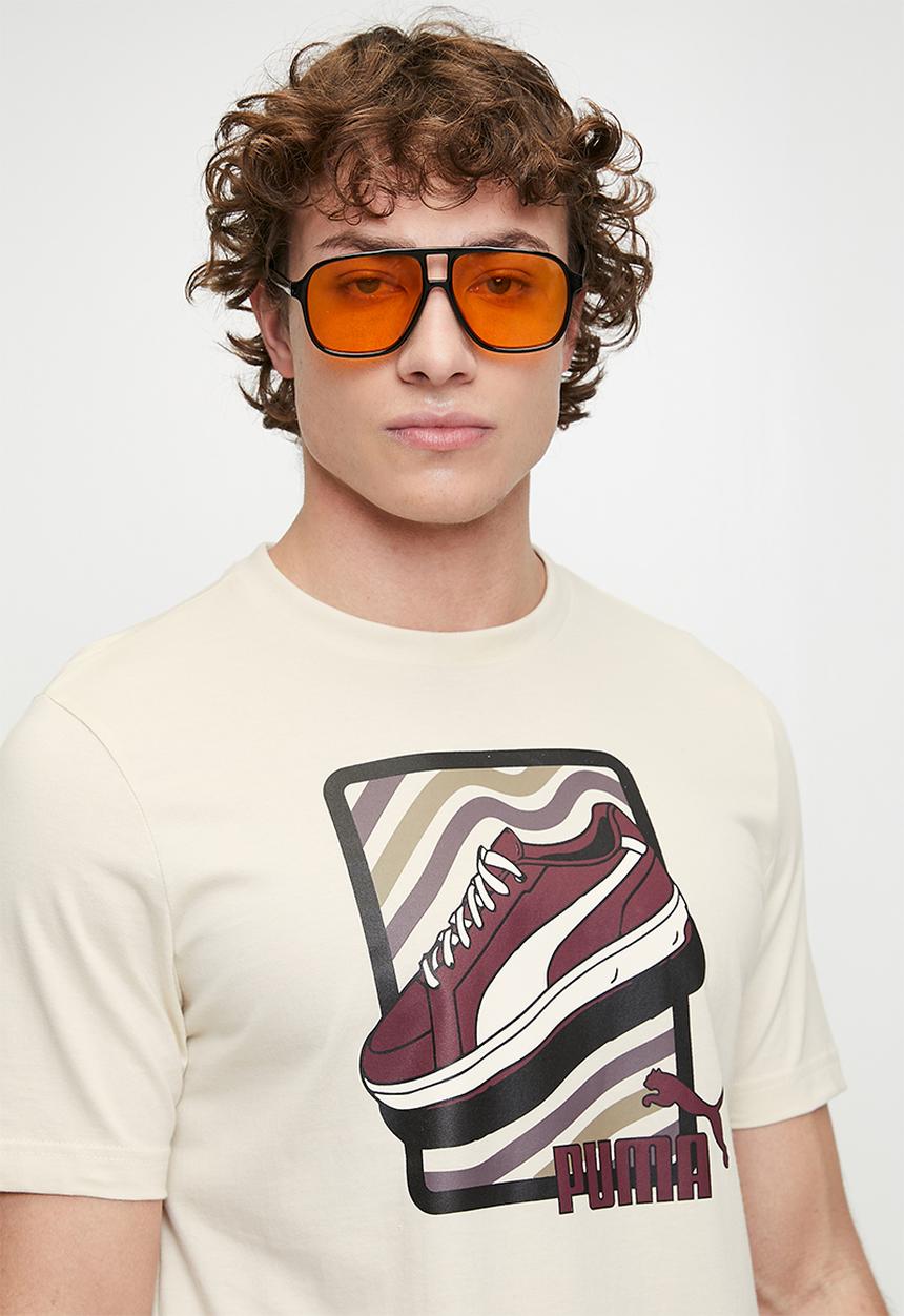 PUMA - GRAPHIC Sneaker Tee - Alpine Snow