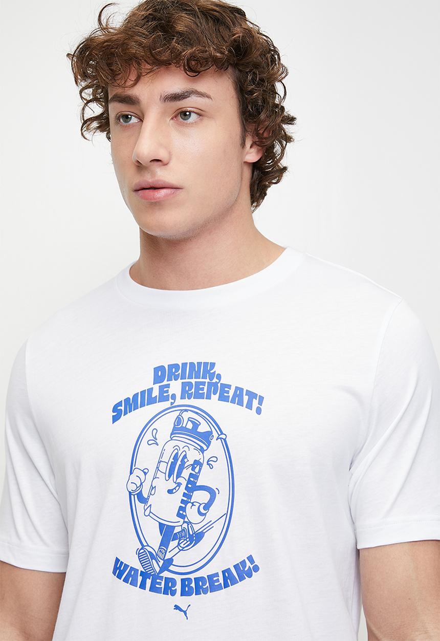 PUMA - GRAPHIC Water Tee - PUMA White