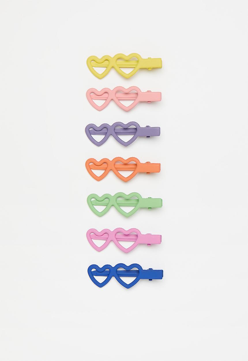 Pop Candy - Heart hair clip - multi