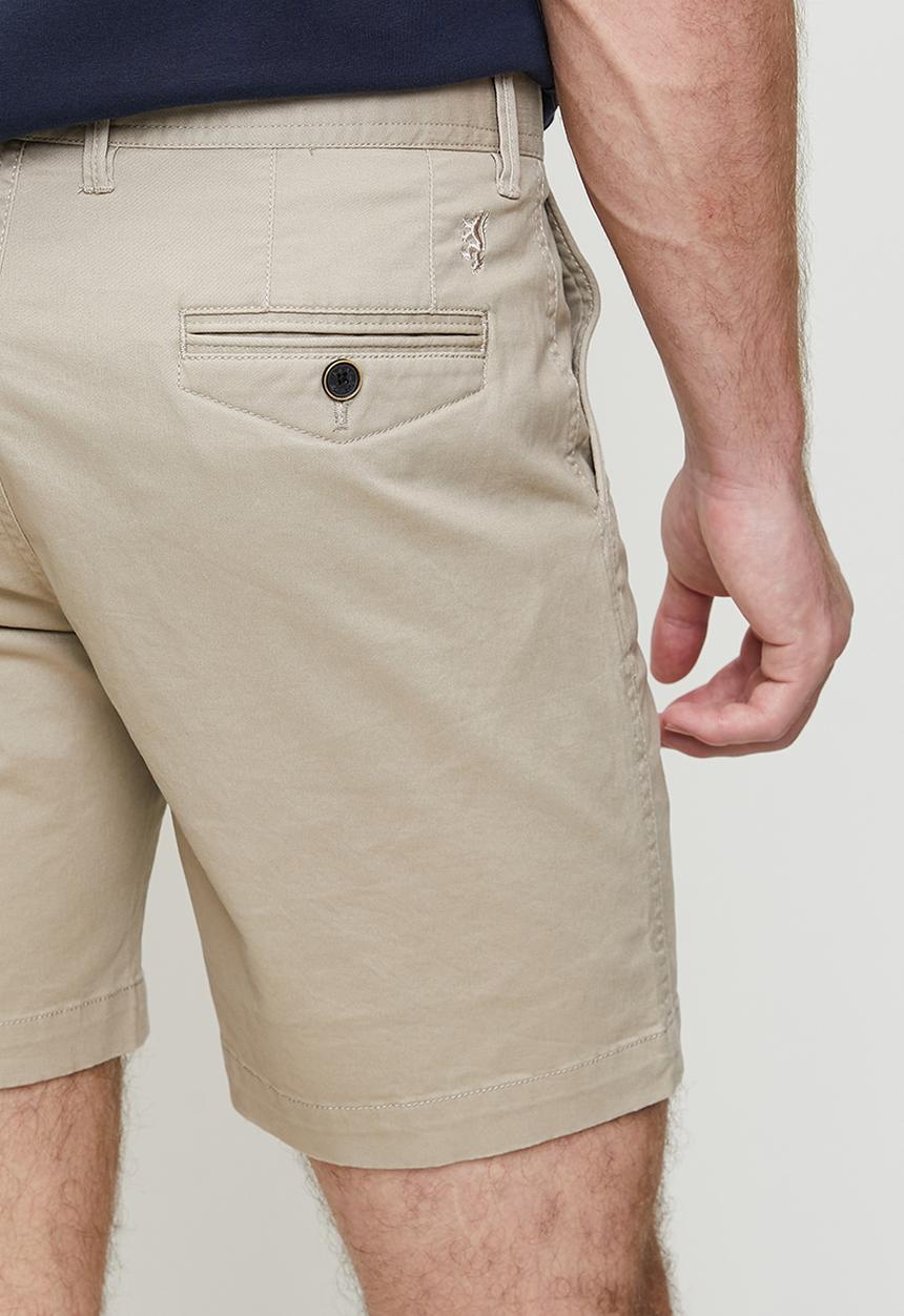 Pringle of Scotland - Matthew thigh chino short - camel