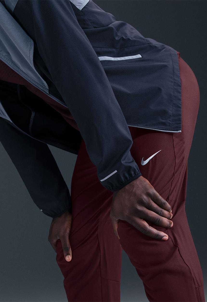 Nike - Challenger Dri-FIT Woven Pants - Burgundy Crush/Black/Reflective Silv