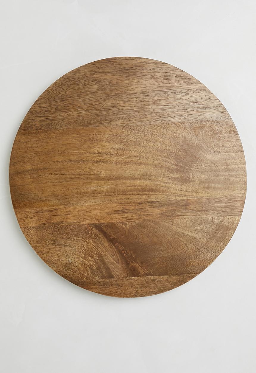 Sixth Floor - Round wooden butcher's block - Natural