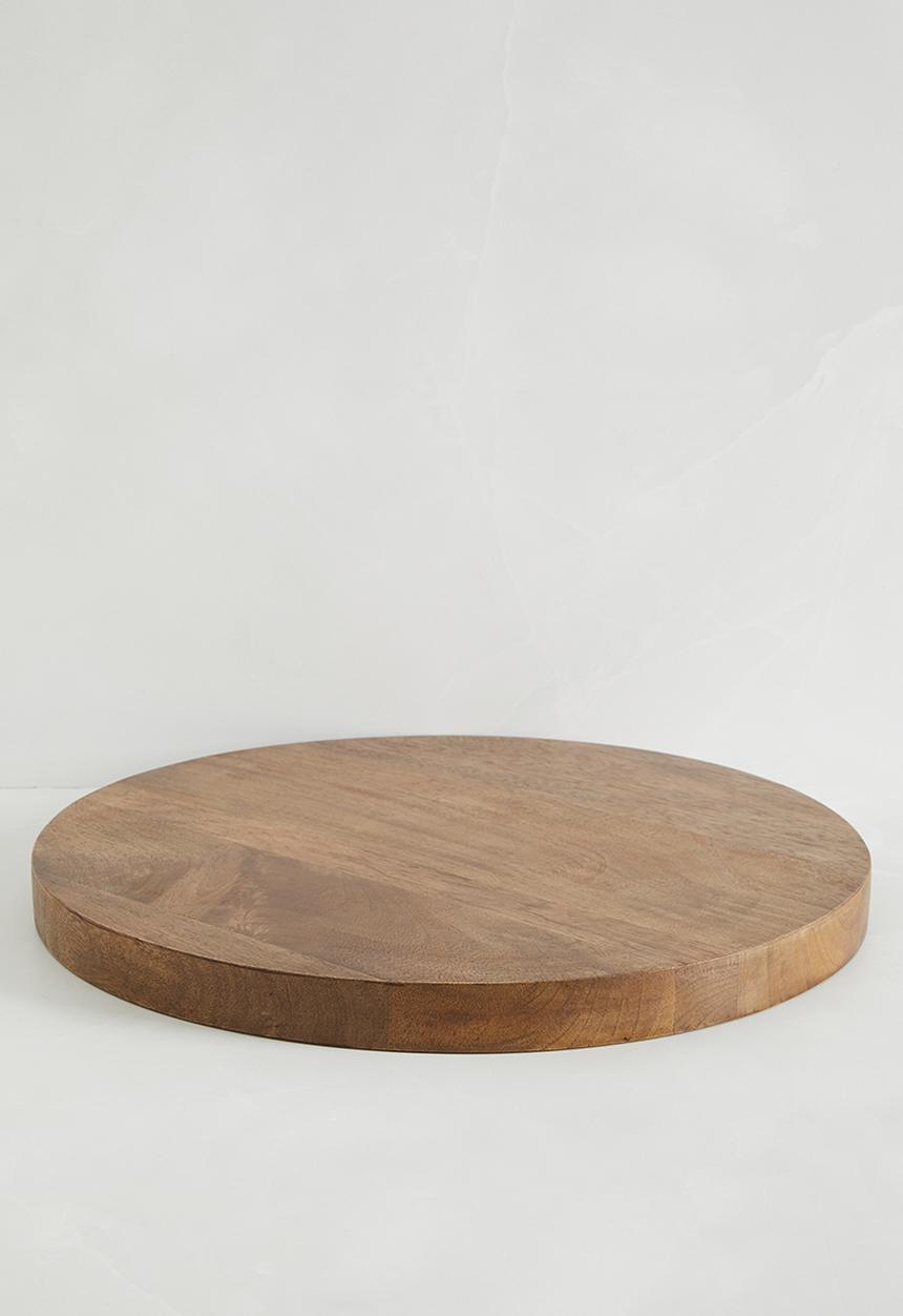 Sixth Floor - Round wooden butcher's block - Natural