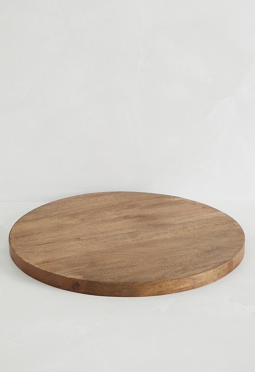 Sixth Floor - Round wooden butcher's block - natural