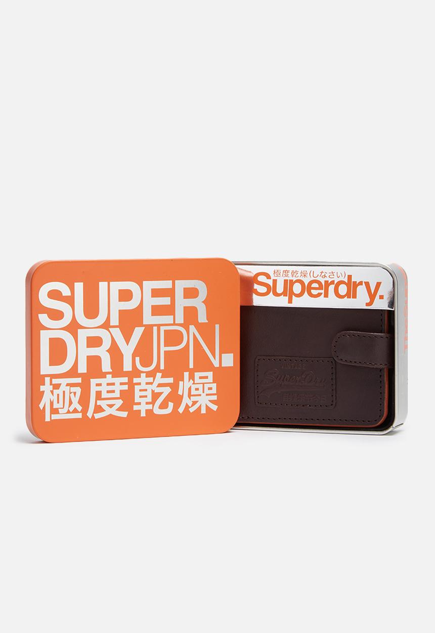 Superdry. - Tab wallet in a tin 