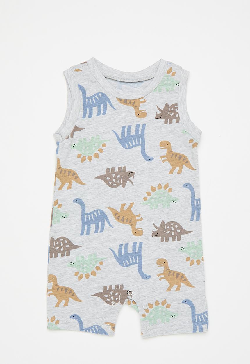 Pop Candy - Sleeveless romper - grey