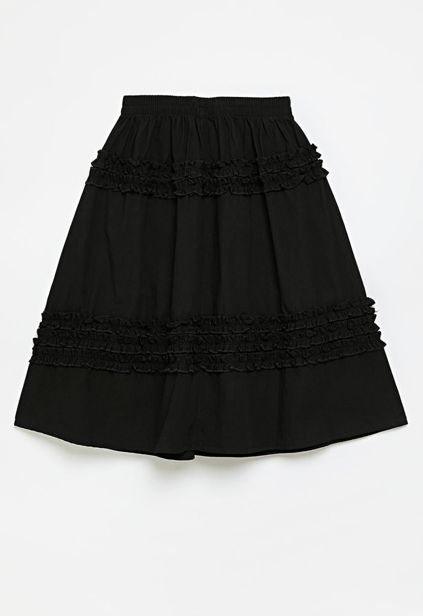 Pop Candy - Elasticated waist skirt - black