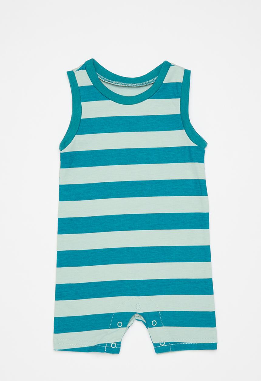 Pop Candy - Sleeveless romper - blue