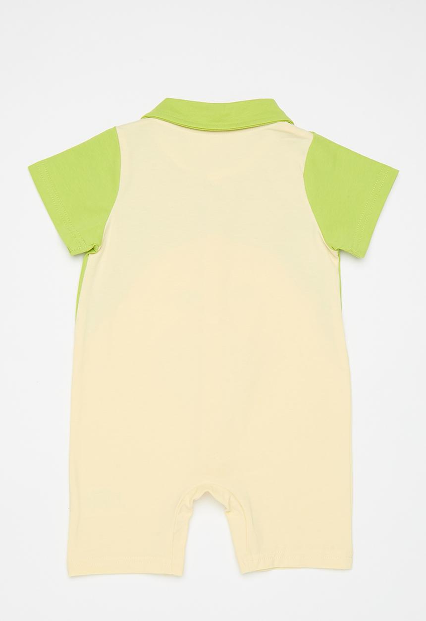 Pop Candy - Novelty romper - green & ecru