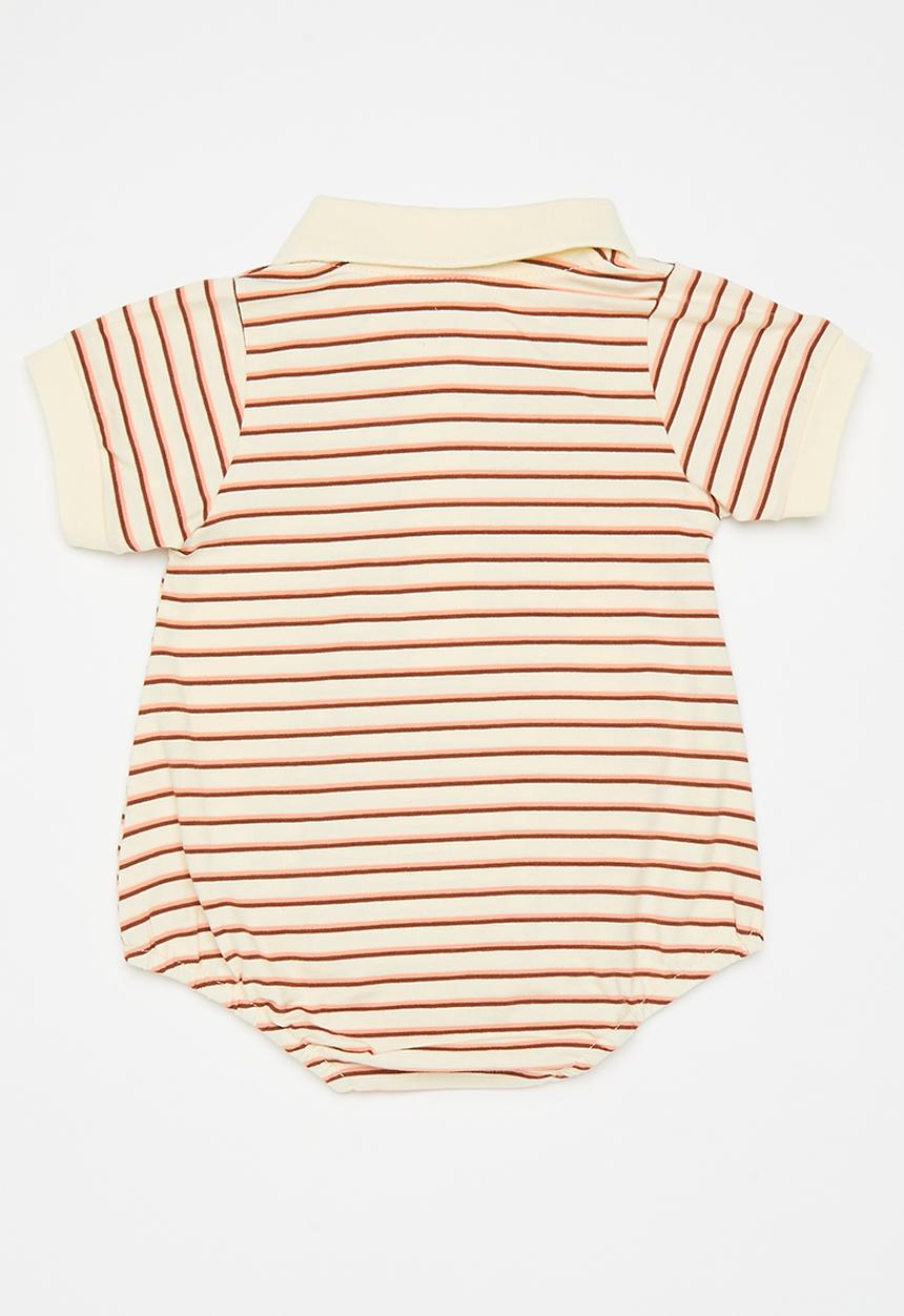 Pop Candy - Golfer-style bodysuit - beige/stripe multi 