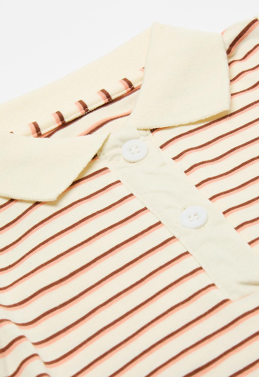 Pop Candy - Golfer-style bodysuit - beige/stripe multi 