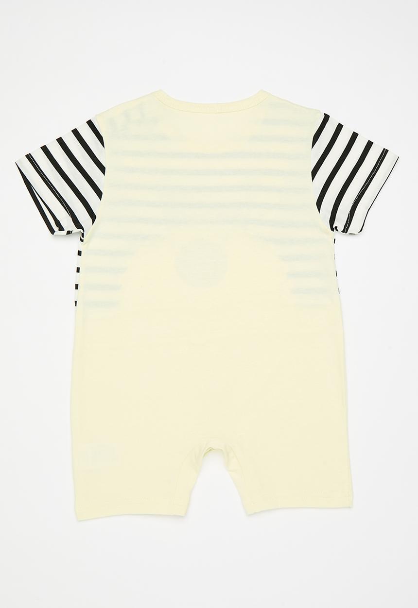 Pop Candy - Novelty bear romper - cream/multi
