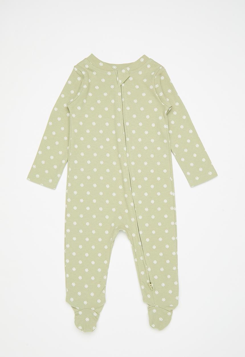 Pop Candy - All-over print onesie - soft green