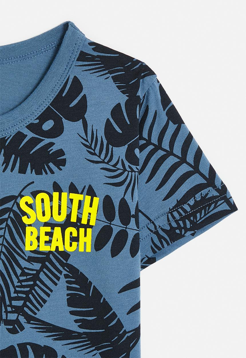 Pop Candy - Crew neck tee - glaucous blue/south beach