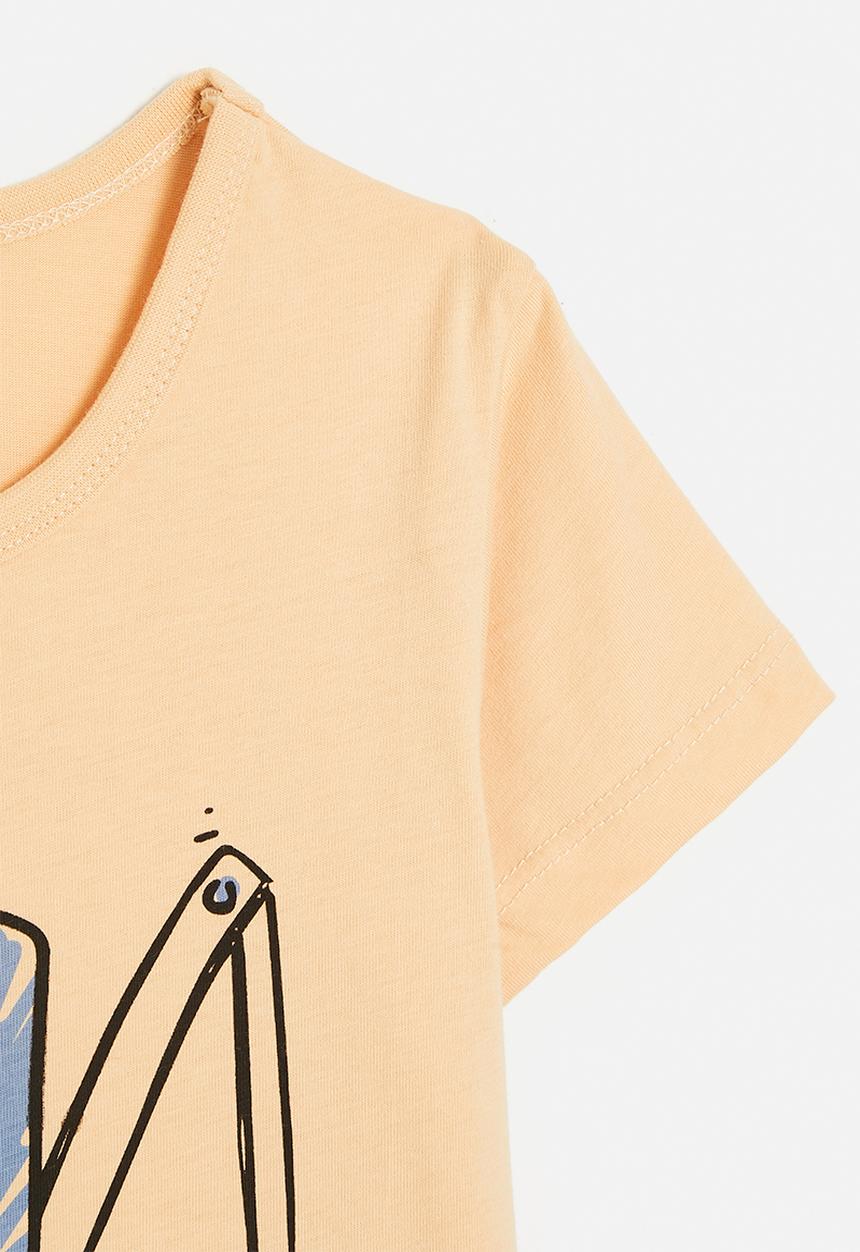 Pop Candy - Printed tee - ecru