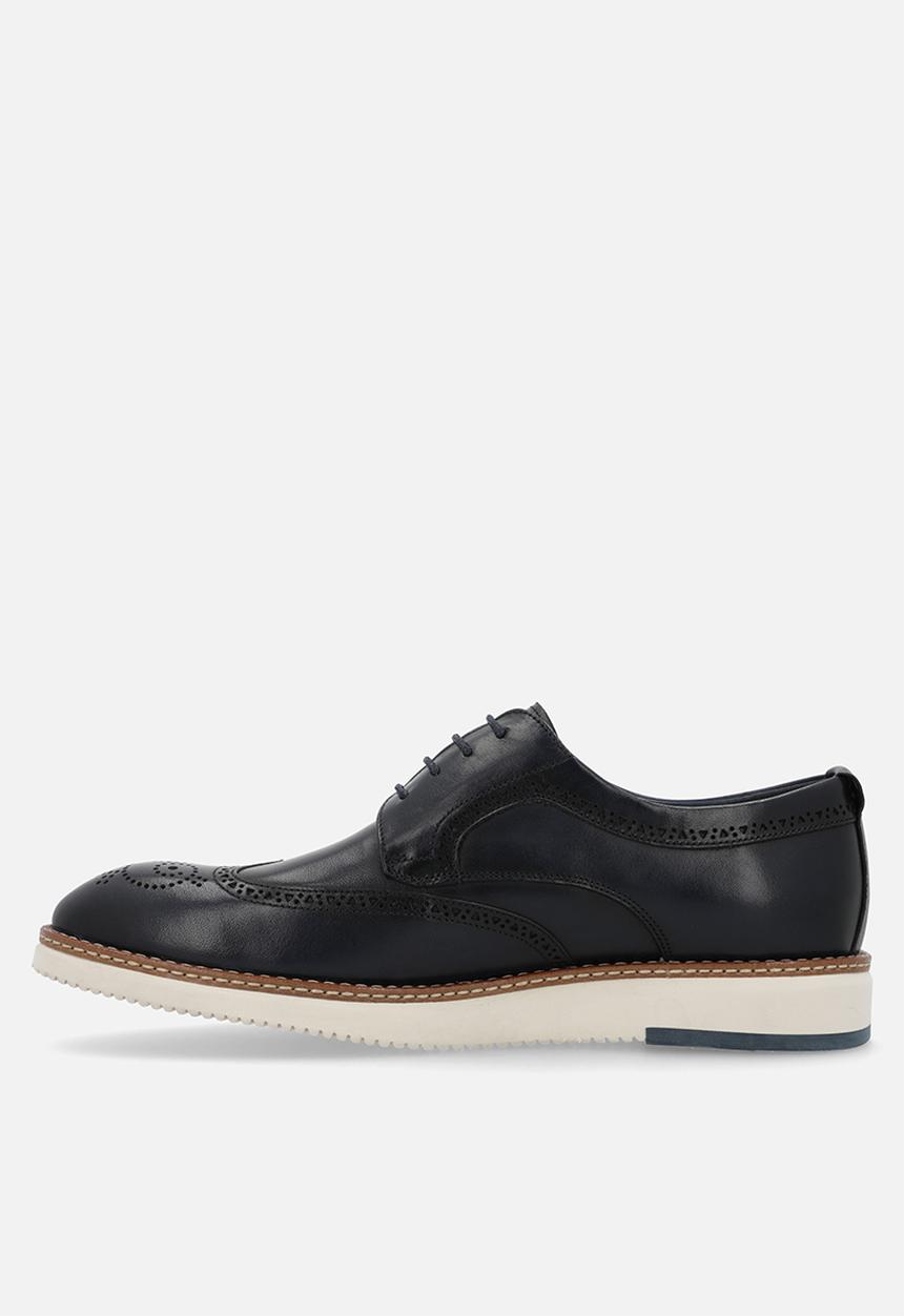 POLO - CASUAL BROGUE LACE UP - NAVY