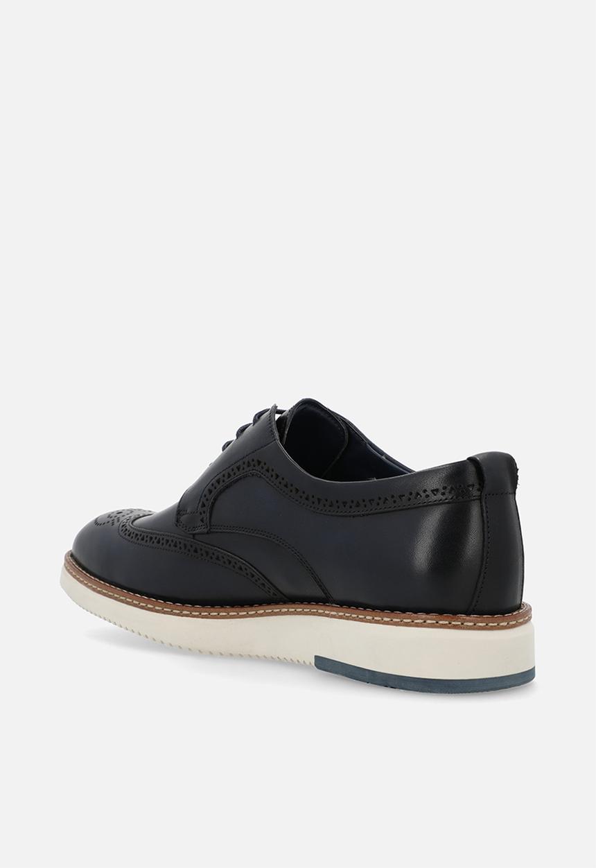 POLO - CASUAL BROGUE LACE UP - NAVY