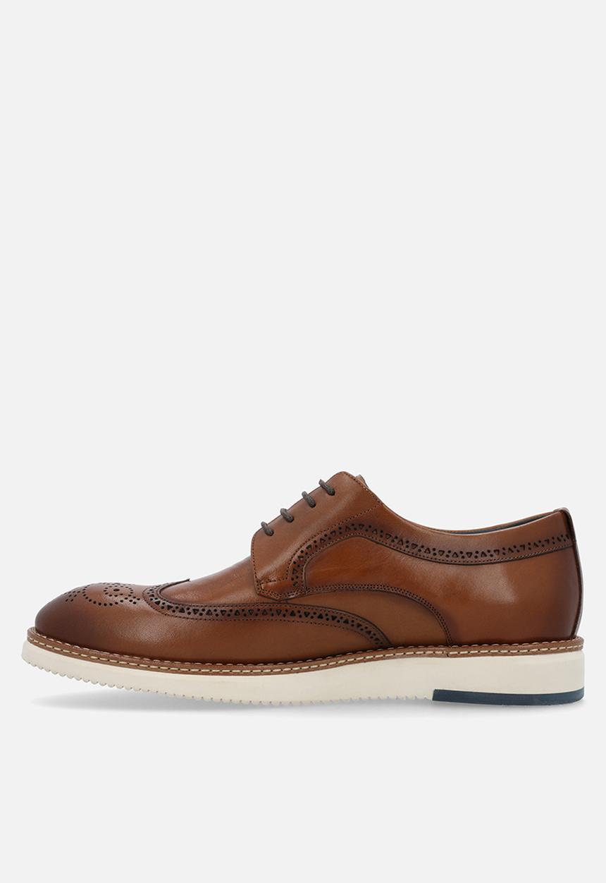 POLO - CASUAL BROGUE LACE UP - TAN