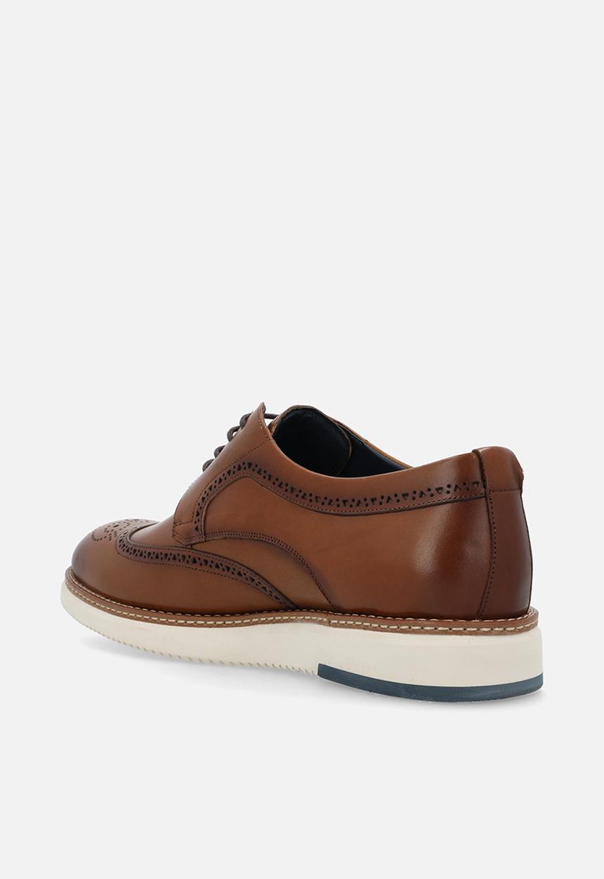 POLO - CASUAL BROGUE LACE UP - TAN