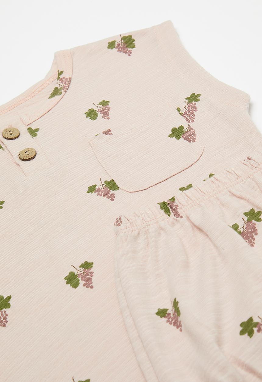 Pop Candy - Shorts & tee set-pink
