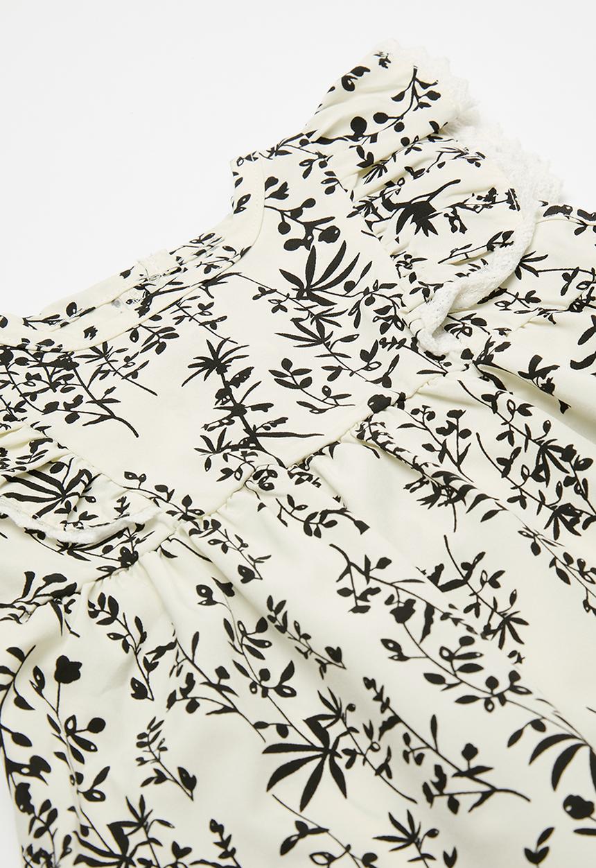 Pop Candy - Floral motif 3 piece set - off white/floral