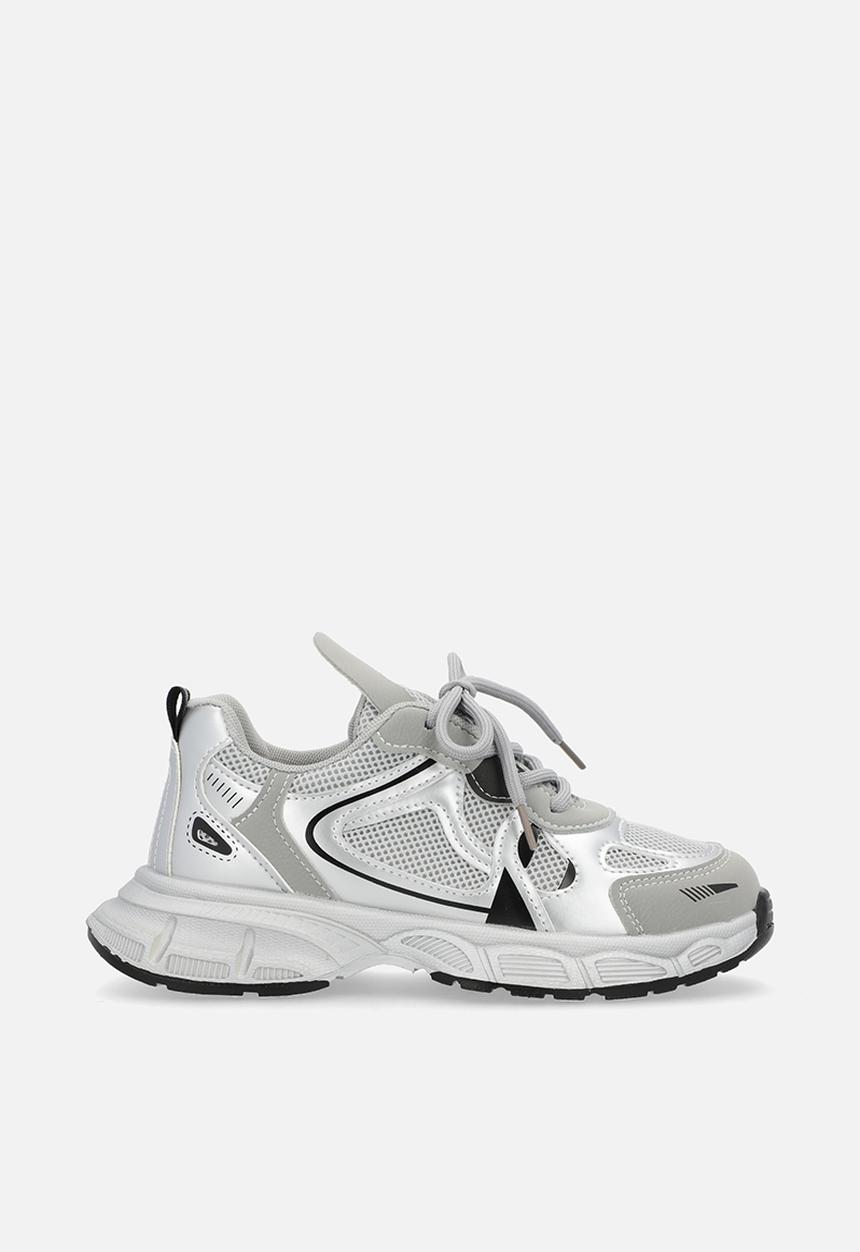 Pop Candy - Lace up sneakers - grey