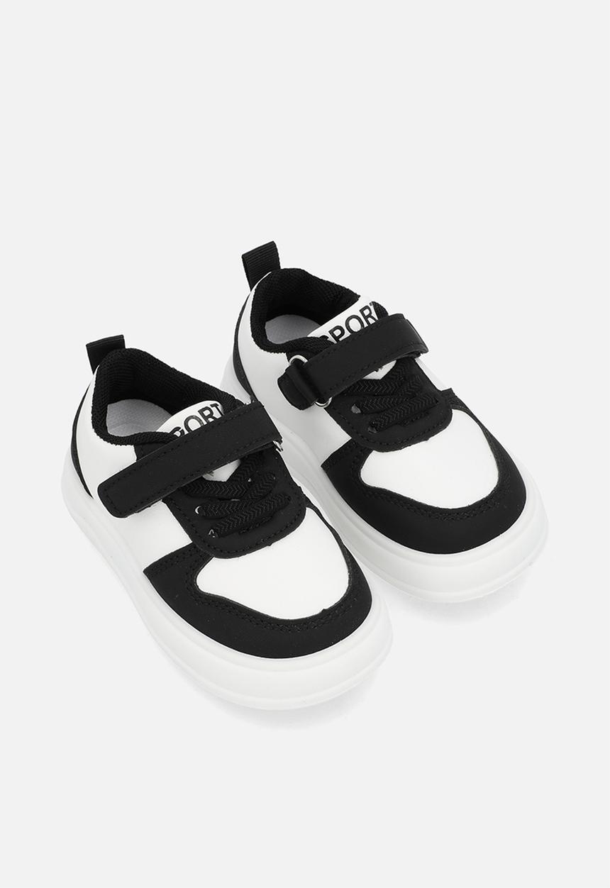 Pop Candy - Lace sneakers - black & white