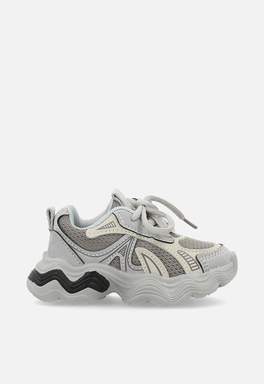 Pop Candy - Lace up sneakers - grey