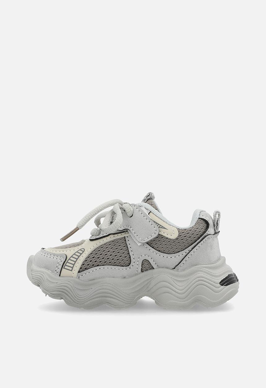 Pop Candy - Lace up sneakers - grey