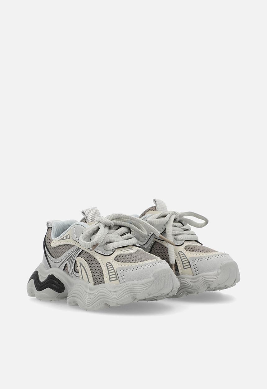 Pop Candy - Lace up sneakers - grey