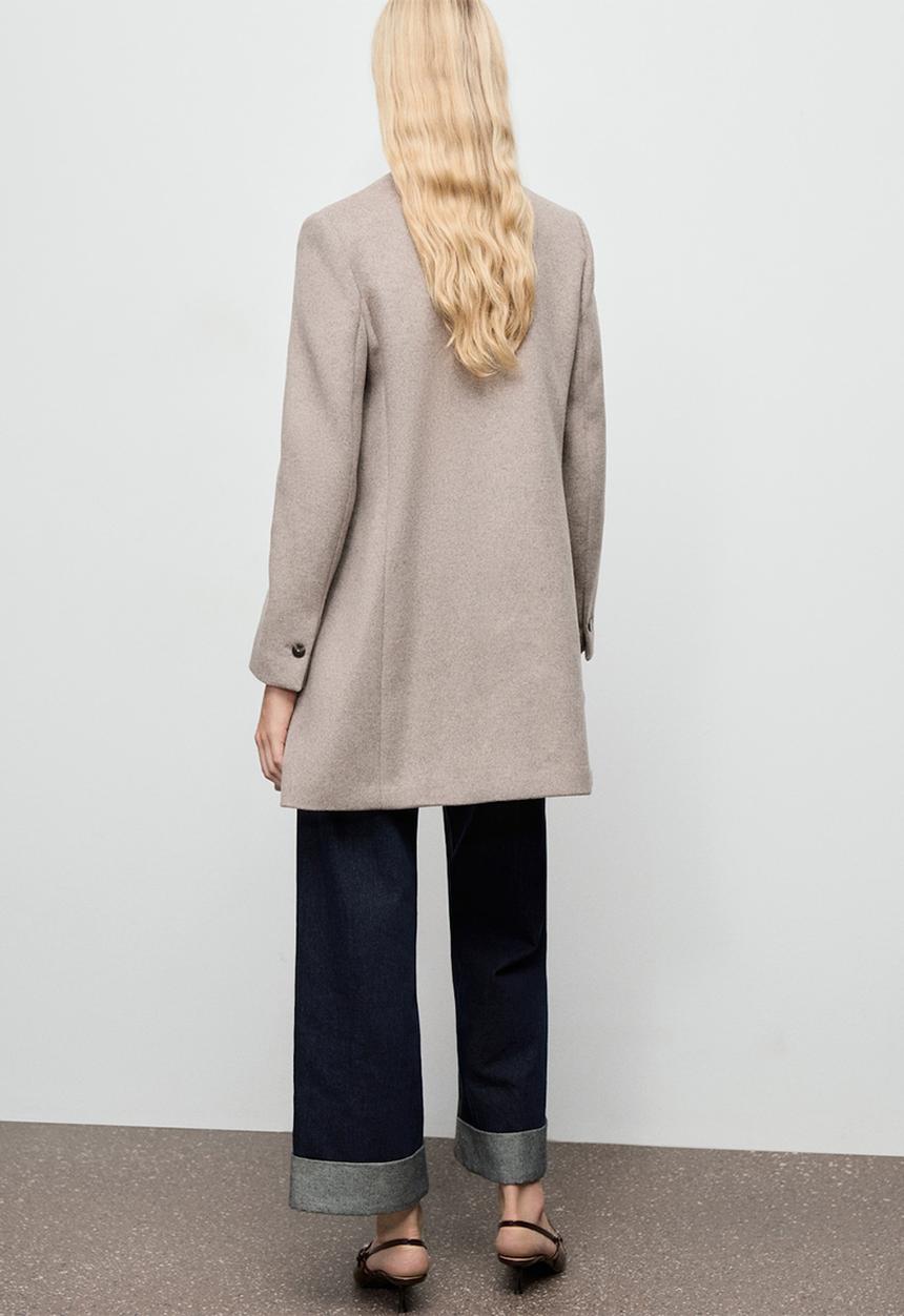 MANGO - Coat dali - light brown