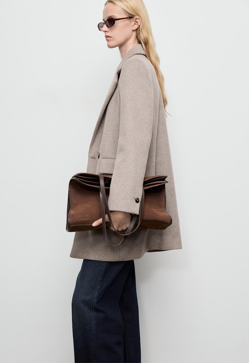 MANGO - Coat dali - light brown