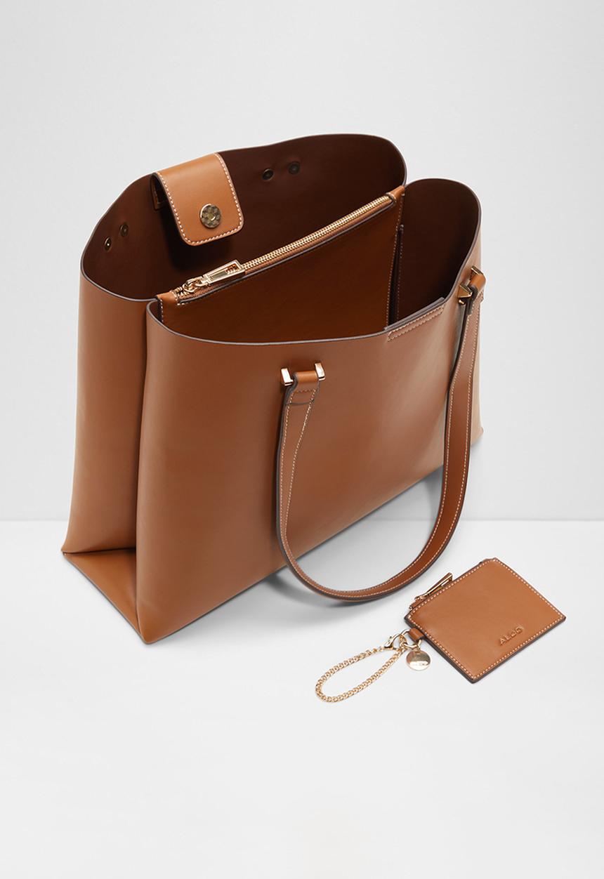 ALDO - Korer top handle bag - cognac