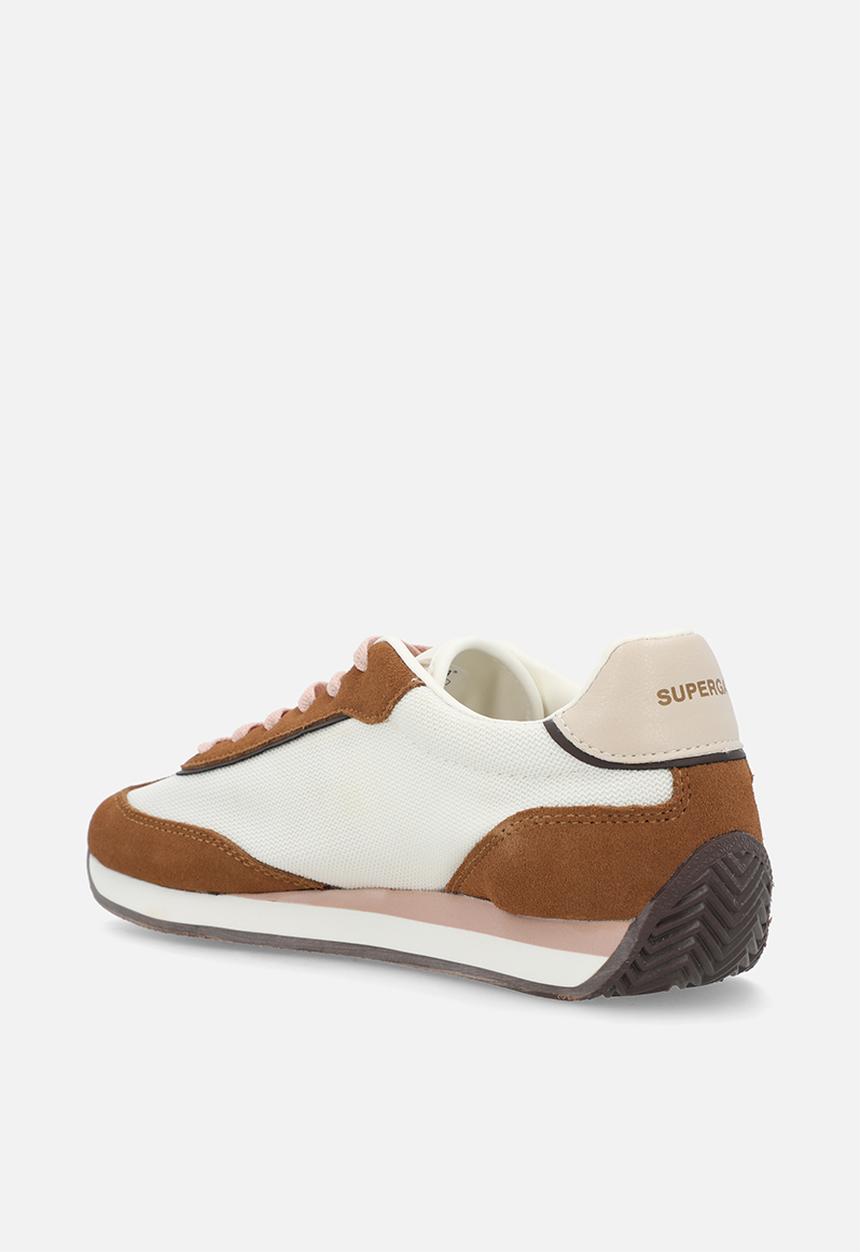 SUPERGA - Luna jogger - beige/choc/pink