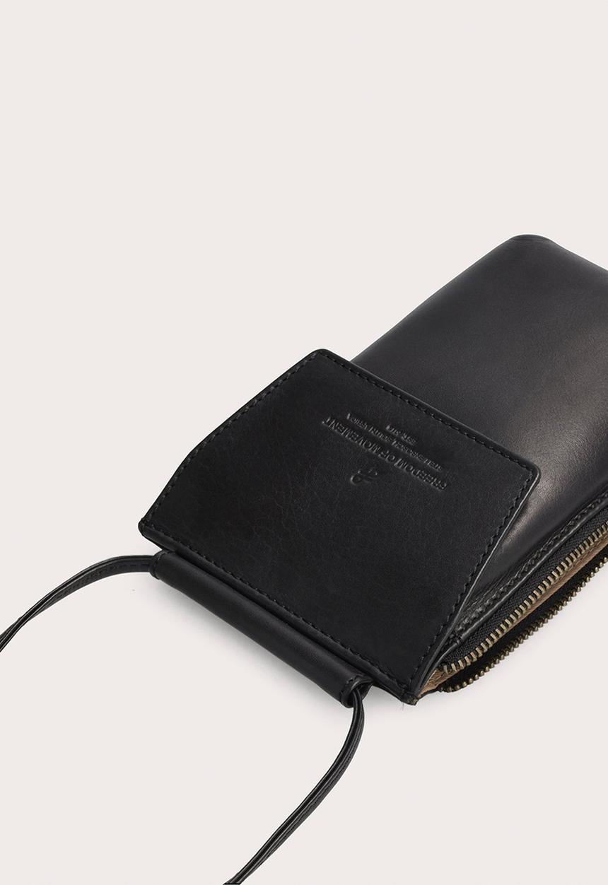 Freedom of Movement - Crossbody Cellphone Pouch - Black