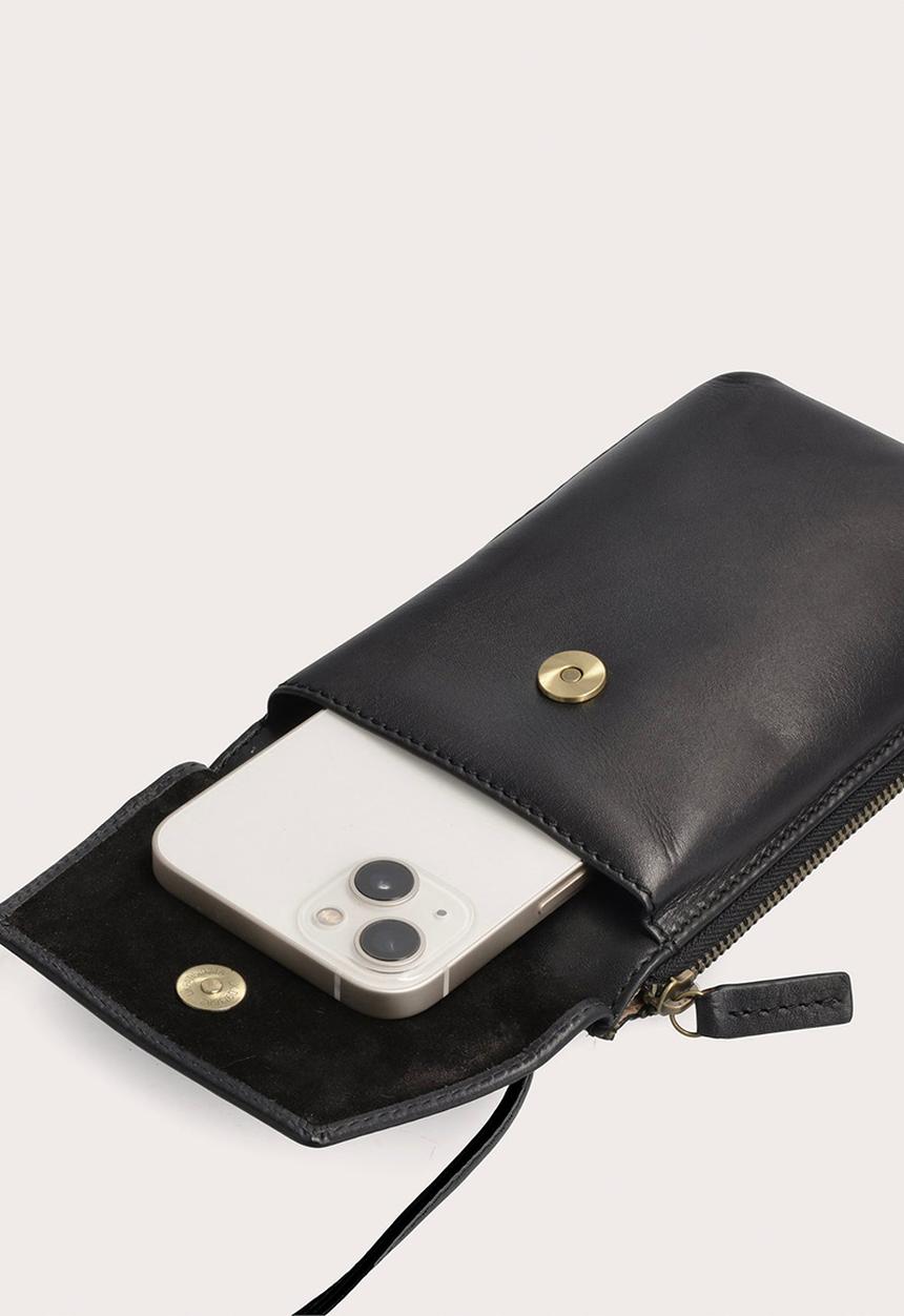 Freedom of Movement - Crossbody Cellphone Pouch - Black