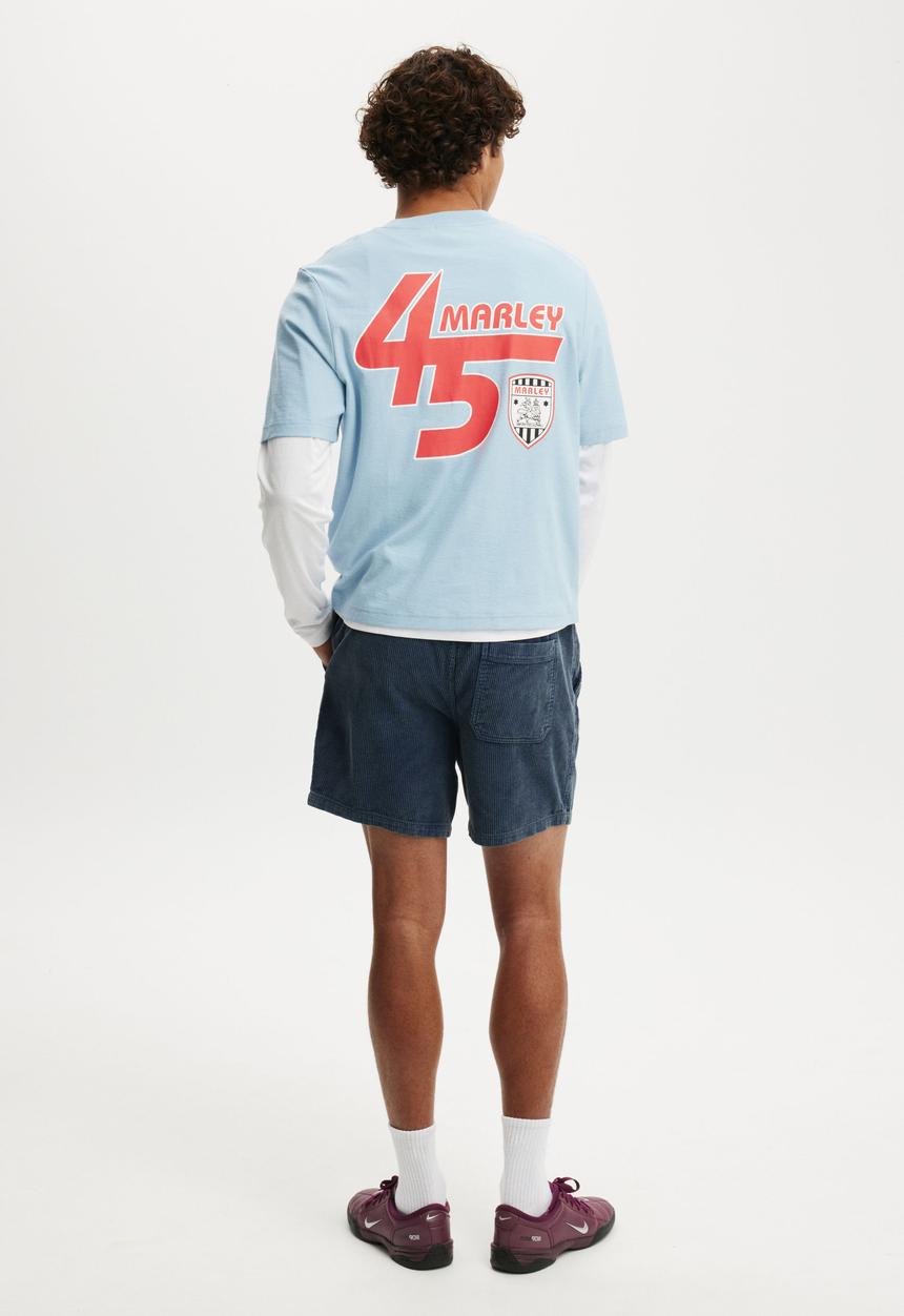 Cotton On - Easy Short - Washed Navy Cord