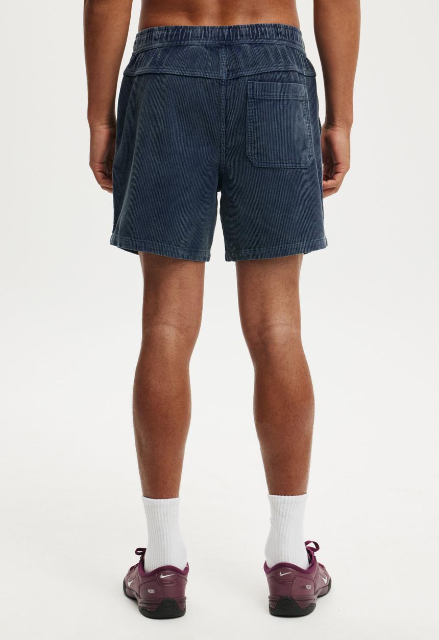 Cotton On - Easy Short - Washed Navy Cord