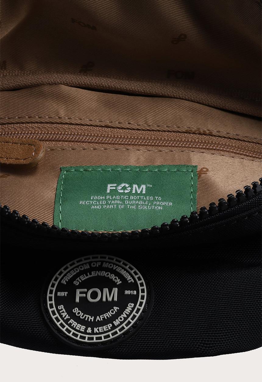 Freedom of Movement - Recycled Moonbag - Black