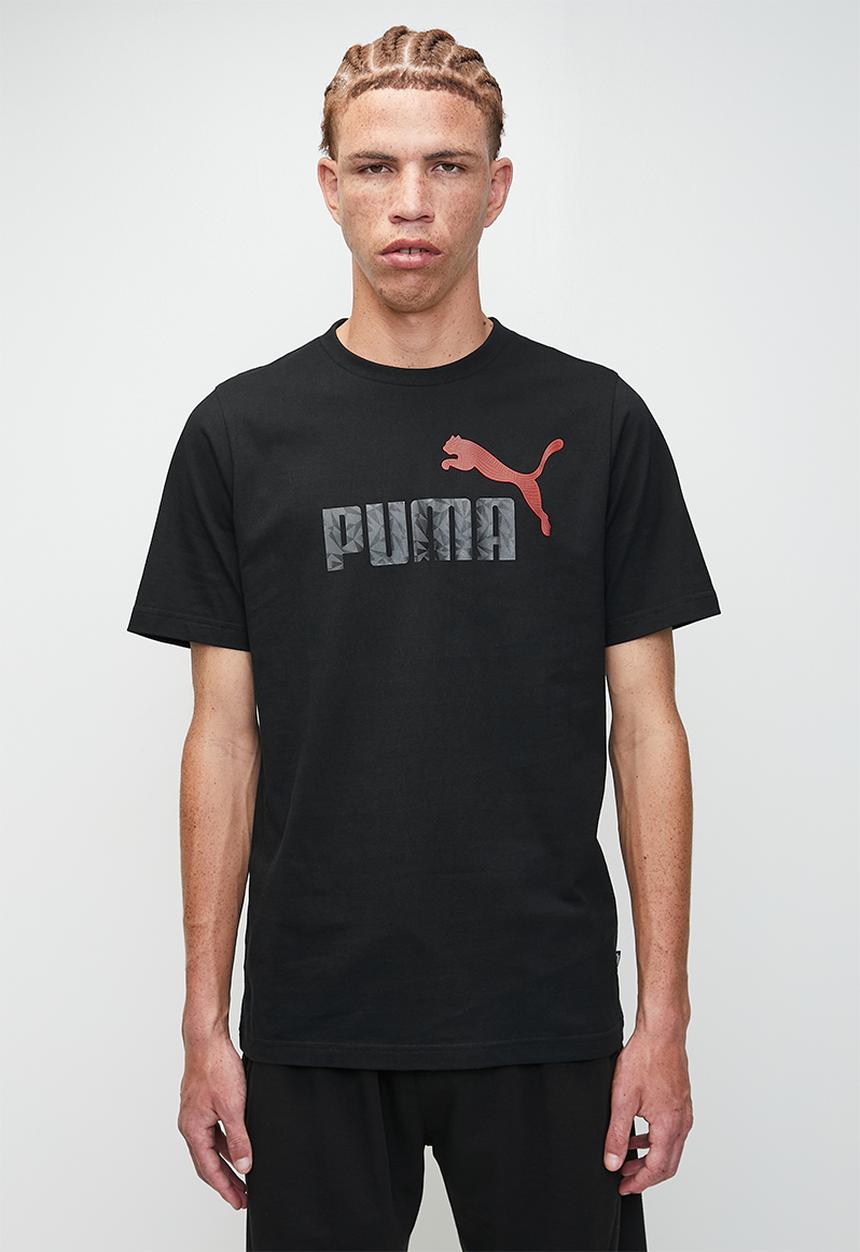 PUMA - ESS No.1 Hologram Logo Tee - PUMA Black