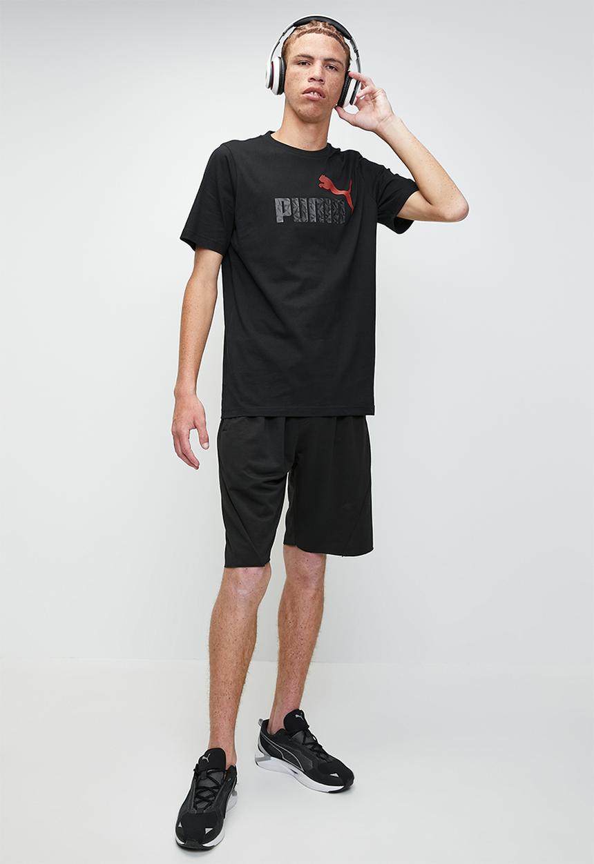 PUMA - ESS No.1 Hologram Logo Tee - PUMA Black