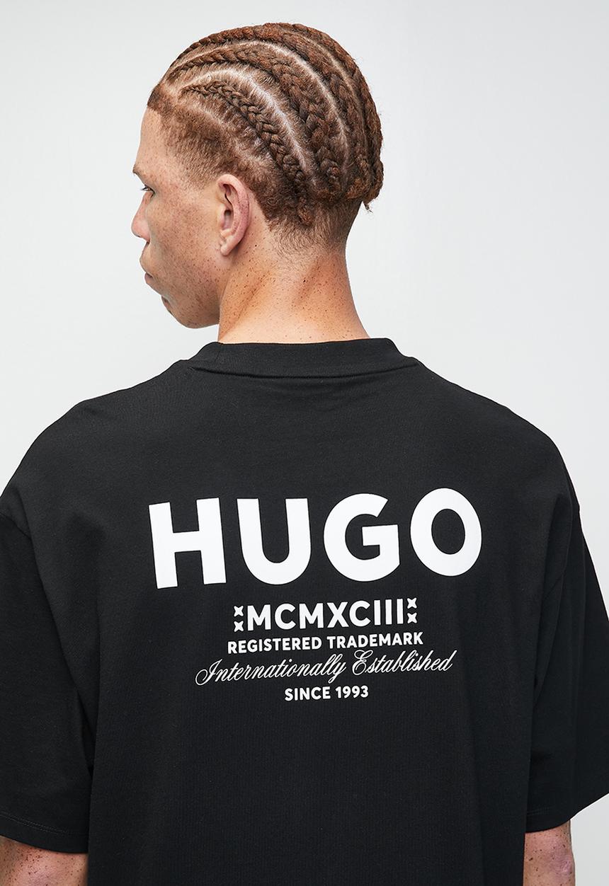 HUGO - Nalono T Shirt - black