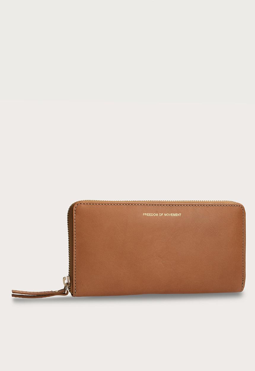 Freedom of Movement - Ladies Zip Wallet - Biscuit