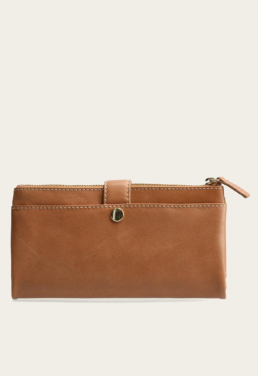 Freedom of Movement - Ladies Clip Wallet - Biscuit