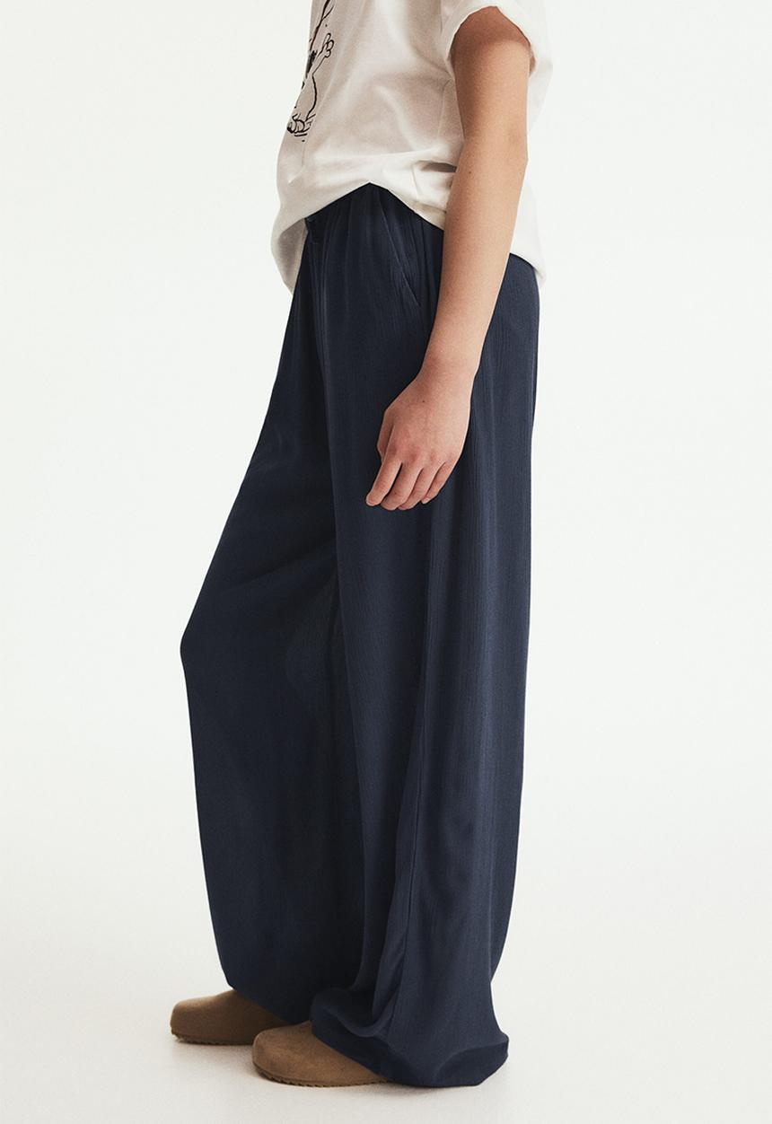 H&M - Pull-on trousers - navy blue 