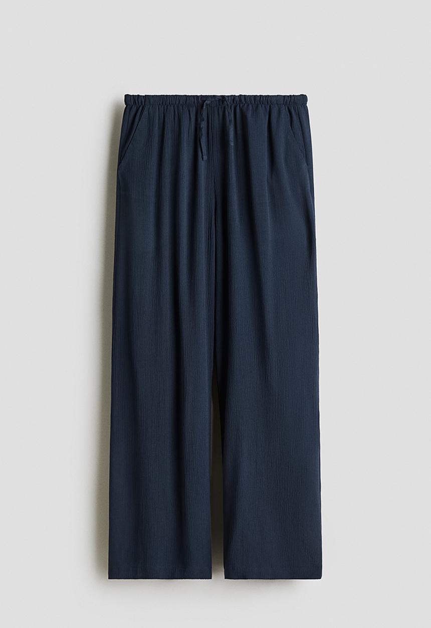 H&M - Pull-on trousers - navy blue 