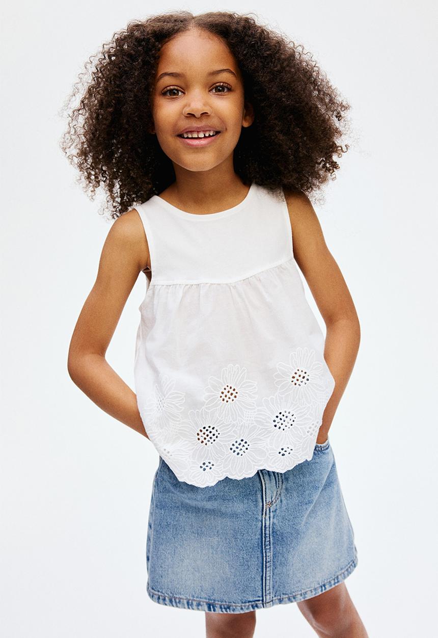 H&M - Denim skirt - denim blue 