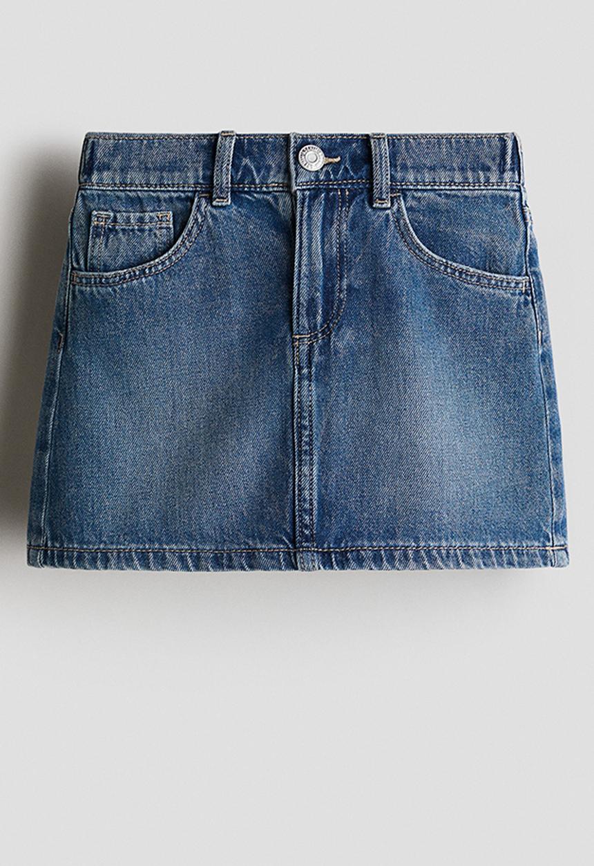 H&M - Denim skirt - dark denim blue