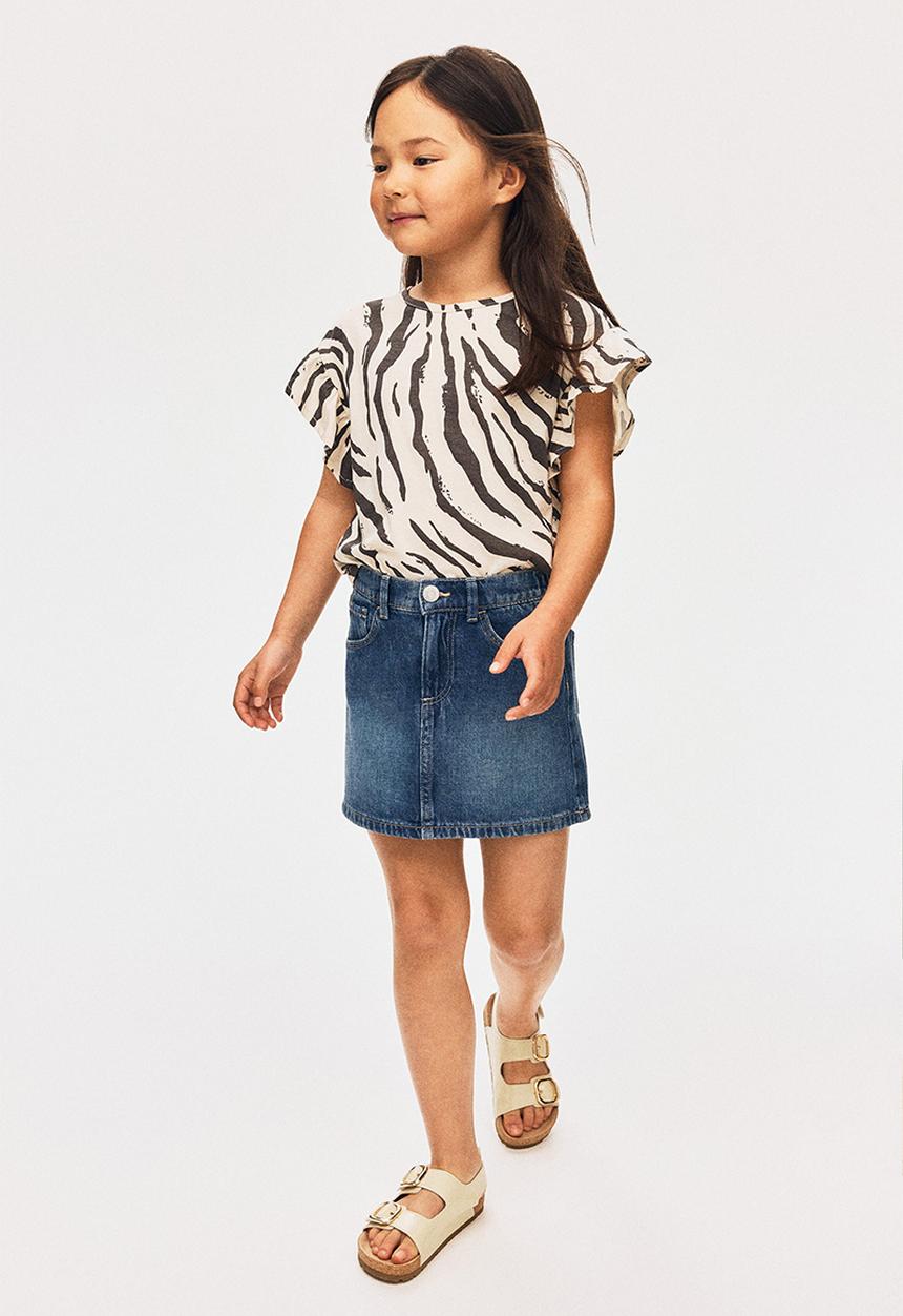 H&M - Denim skirt - dark denim blue